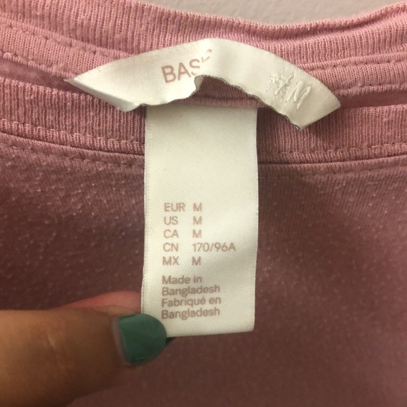 H&M Pink Crop Top - Picture 2 of 4